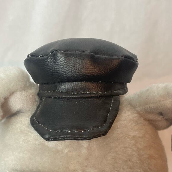 Harley-Davidson Bulldog Plush with Faux Leather Hat - Picture 6 of 10